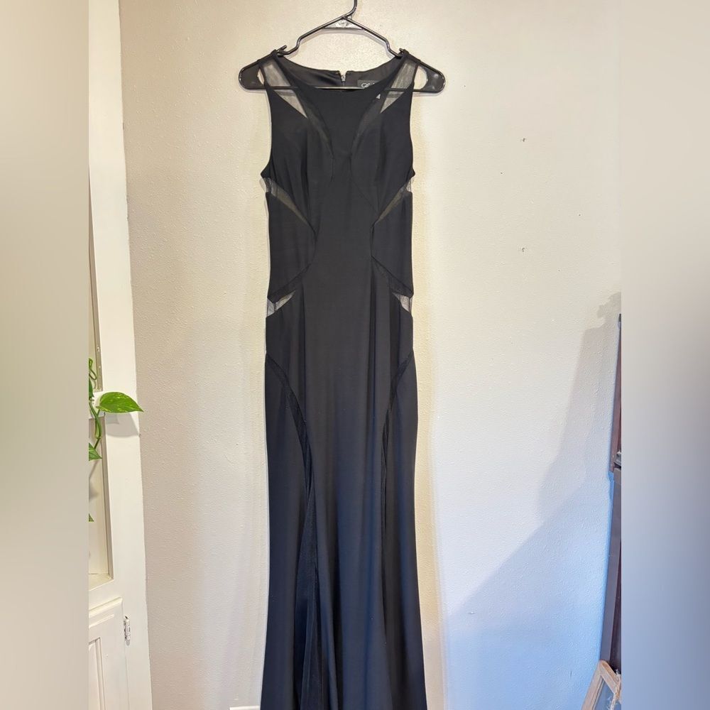 La Femme 20840 bold jersey gown - Picture 2 of 8